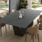 Spisebord matt keramikk