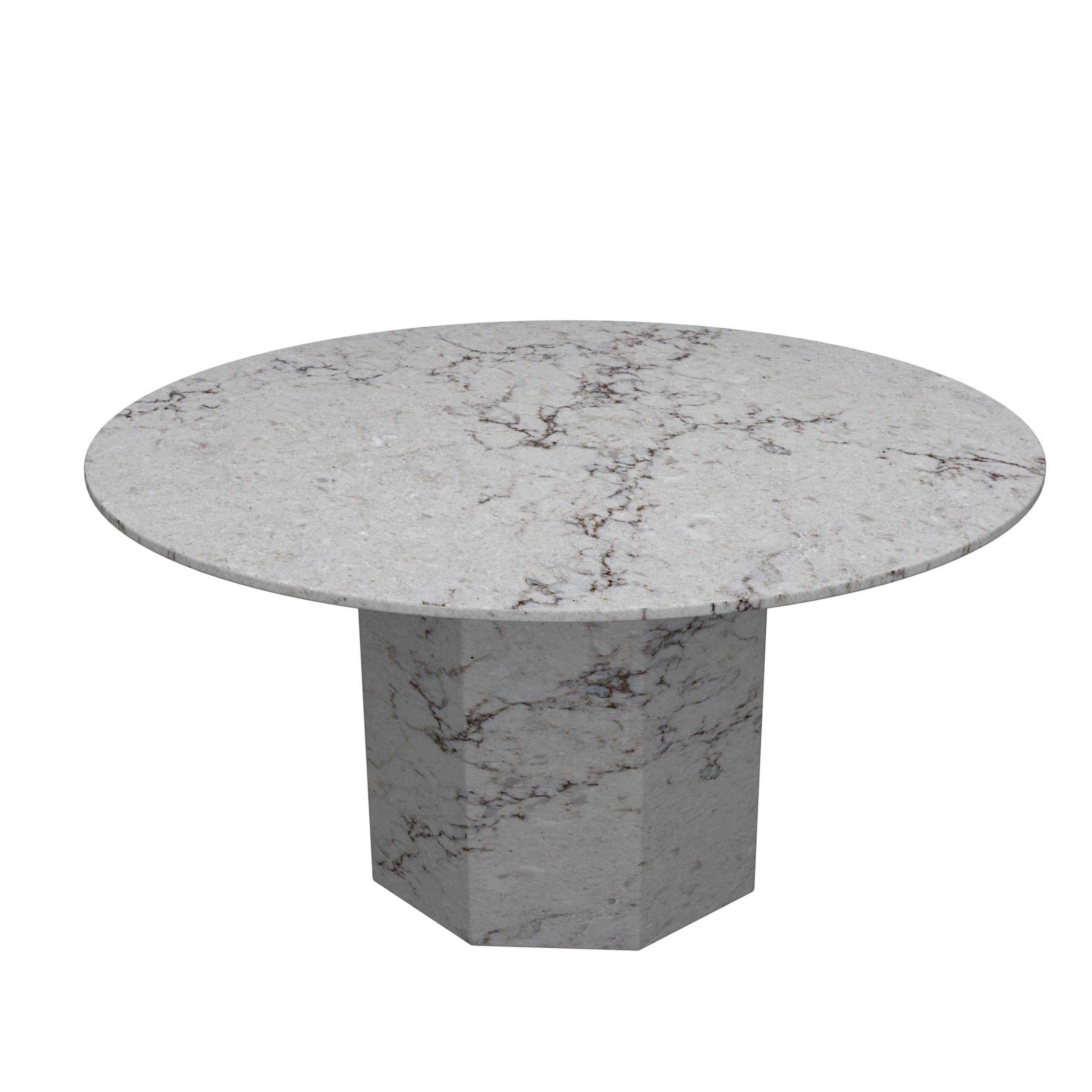 Bianco carrina table Round dinning-min Bianco carrina table Round dinning min scaled