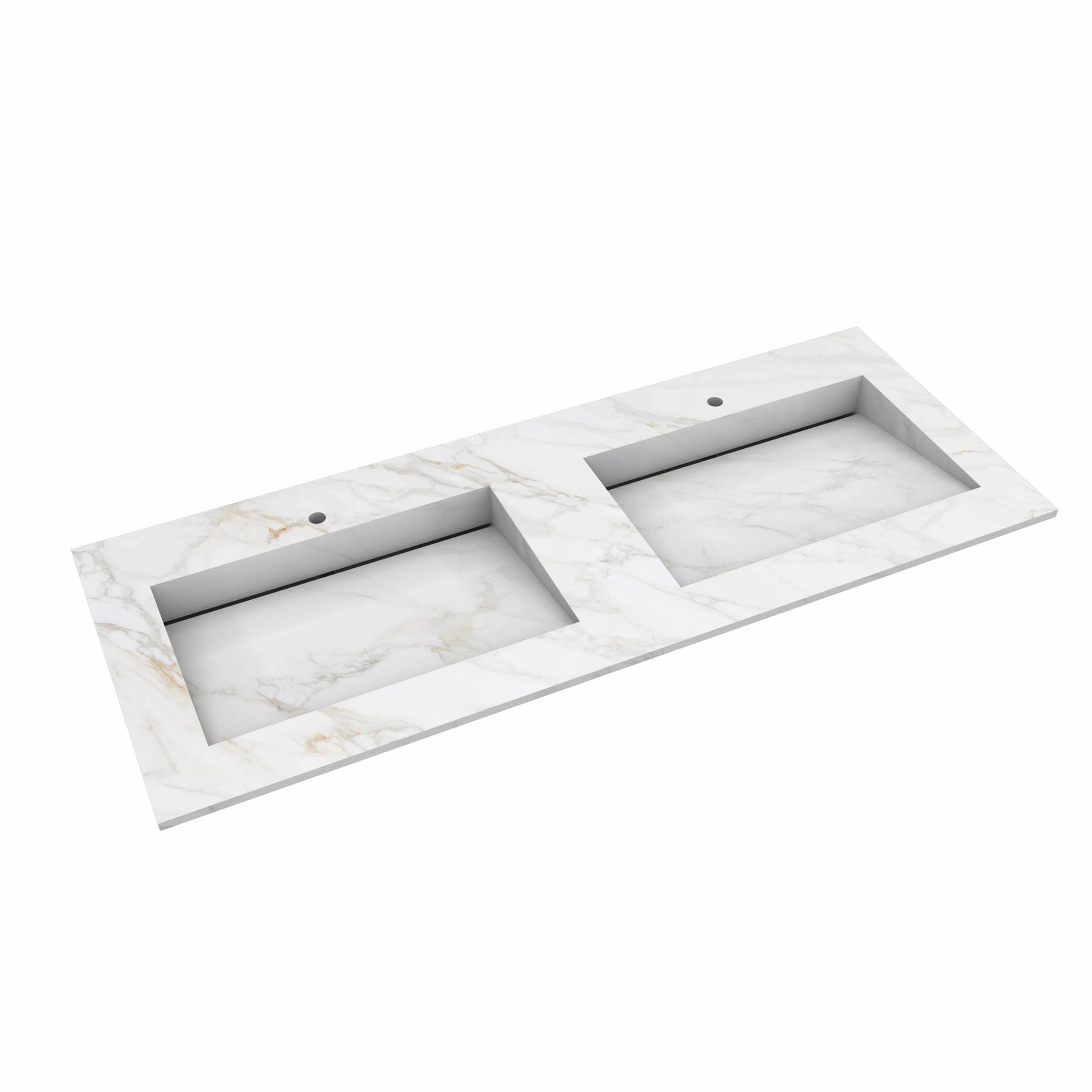 Carrara gold 120 double with furniture mockup-min