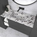 Kniven_100cm 2cm Single bowl_Calcatta viola