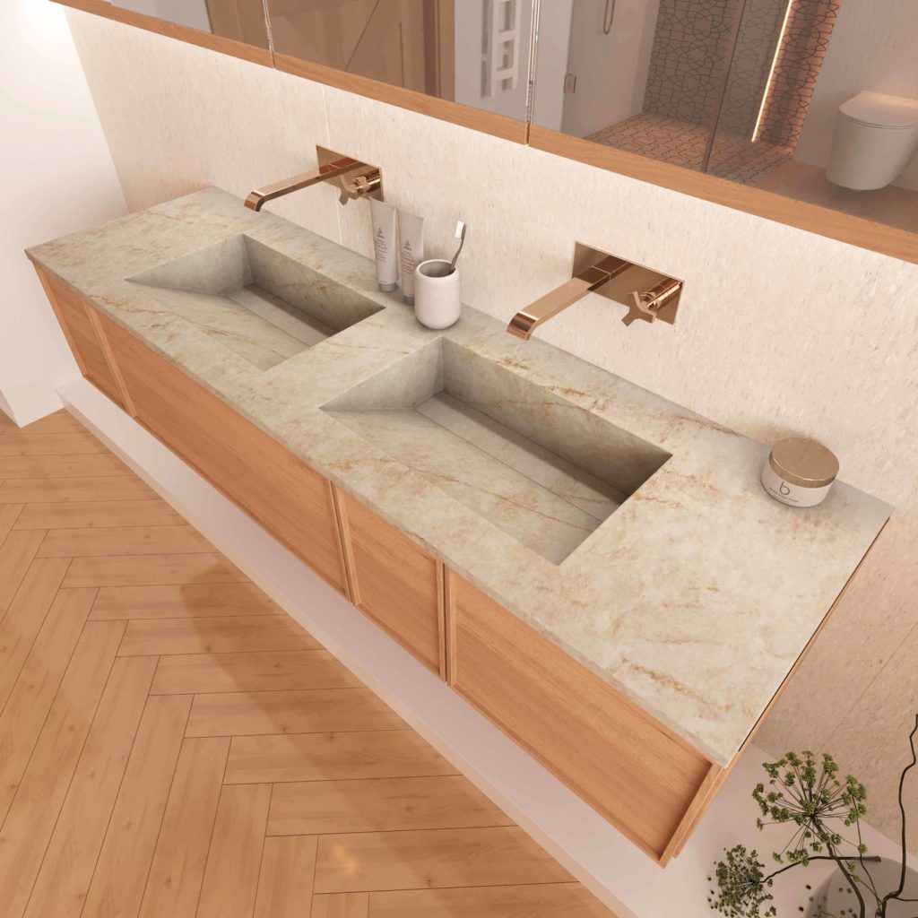 Kniven_160cm 2 cm Double bowl_Taj di Grande