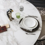 Majestic carrara rundtspisebord