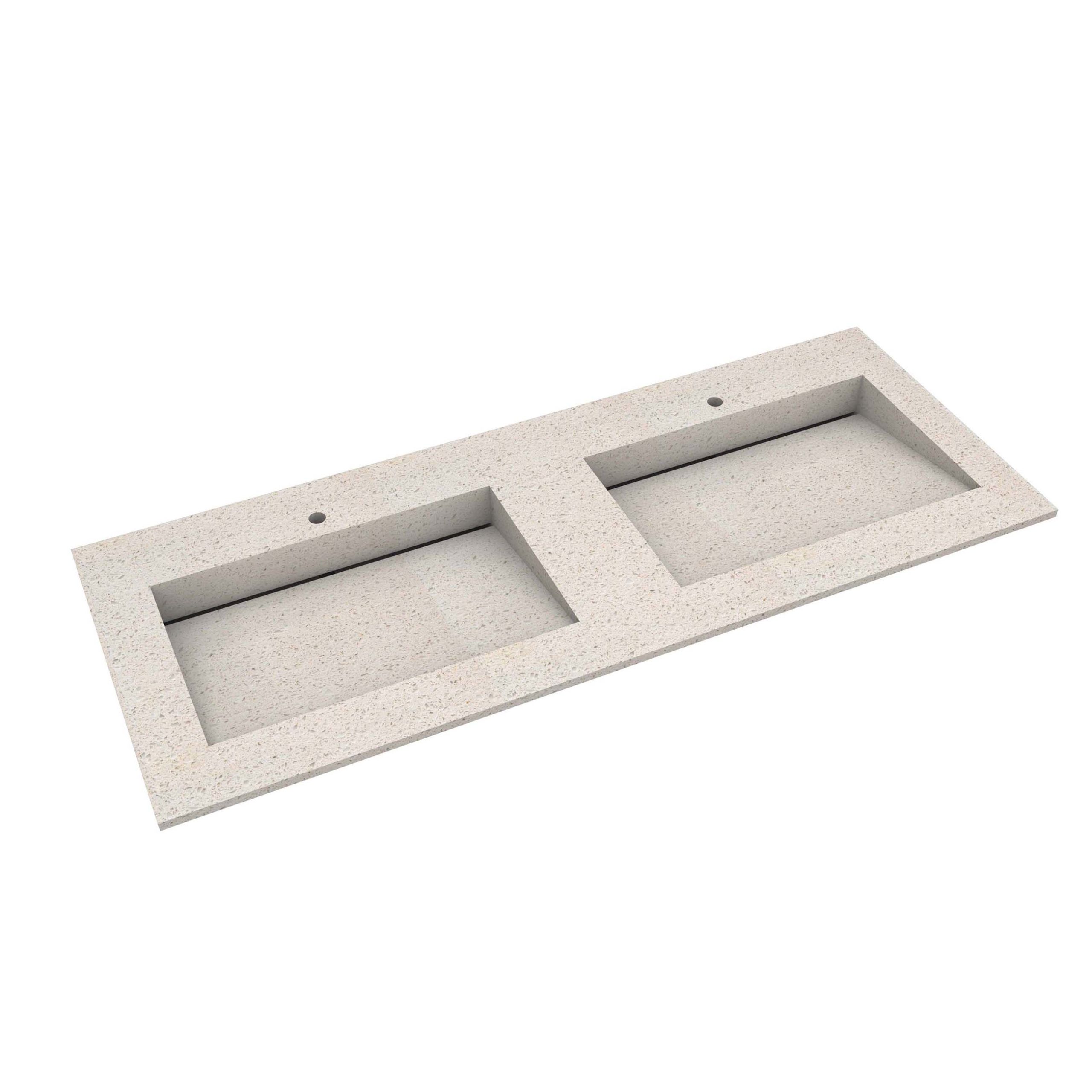 Spring white 120 double with furniture mockup Spring white 120 double with furniture mockup