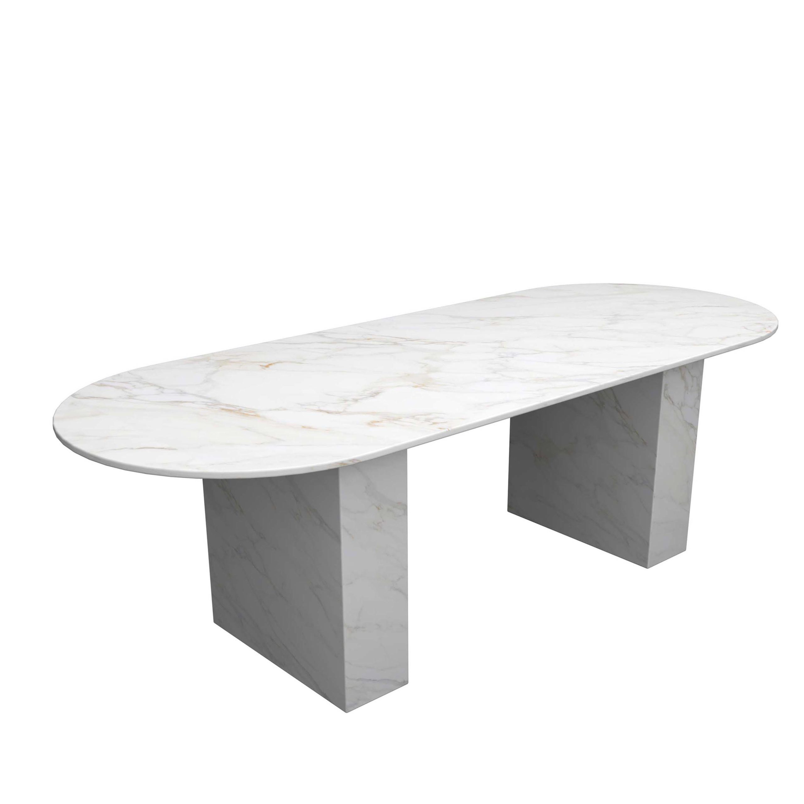 Carrara gold Oval dinning table Carrara gold Oval dinning table scaled